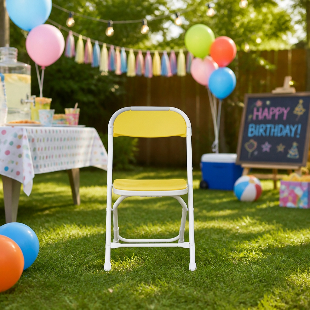 Children’s Yellow Folding Chair