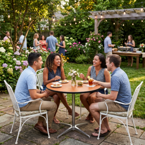 Round – 24in Low Cocktail Table (2-3 people seated)